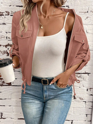Damen Jacke Mit Reißverschluss | Herbst