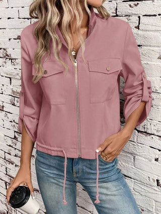 Damen Jacke Mit Reißverschluss | Herbst