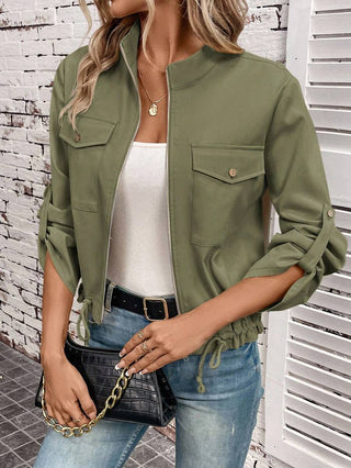 Damen Jacke Mit Reißverschluss | Herbst
