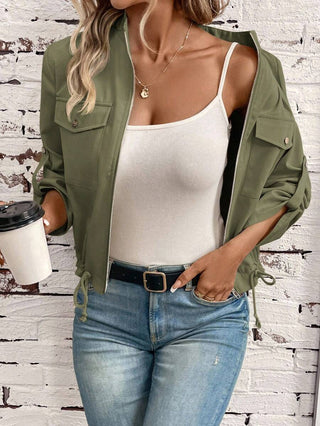 Damen Jacke Mit Reißverschluss | Herbst