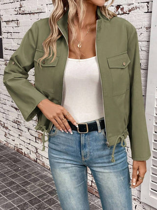 Damen Jacke Mit Reißverschluss | Herbst