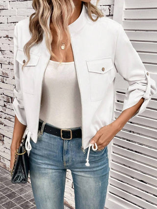 Damen Jacke Mit Reißverschluss | Herbst