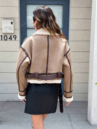Damen Jacke Mit Teddykragen | Herbst