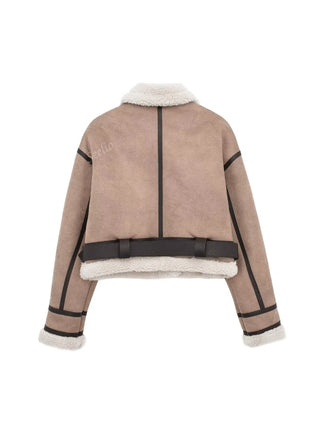Damen Jacke Mit Teddykragen | Herbst