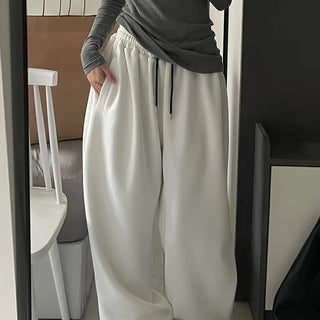 Damen Jogginghose Mit Schwarzem Kordelzug | Baggy