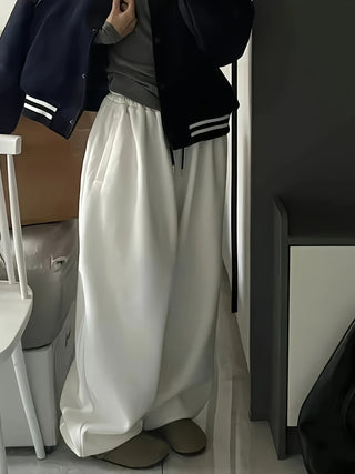 Damen Jogginghose Mit Schwarzem Kordelzug | Baggy