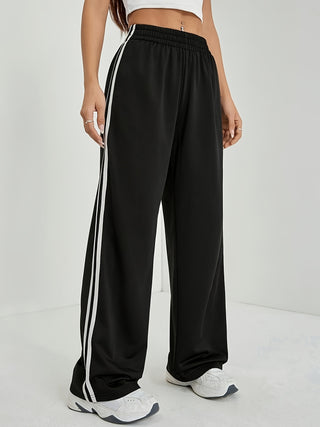 Damen Jogginghose Mit Seitenstreifen | Baggy