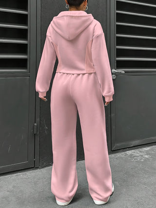 Damen Jogginghose Mit Weitem Bein | Lässiges Set