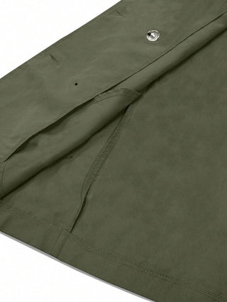 Damen Kurzer Trenchcoat Mit Gürtel | Regenmantel