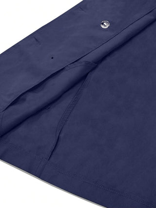 Damen Kurzer Trenchcoat Mit Gürtel | Regenmantel