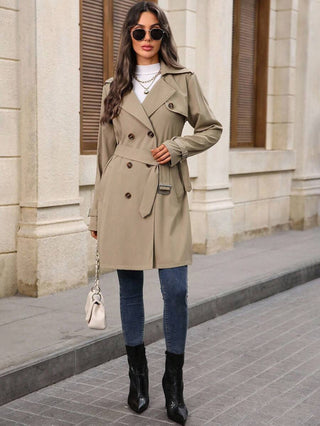 Damen Mantel Mit Taillengürtel | Regen