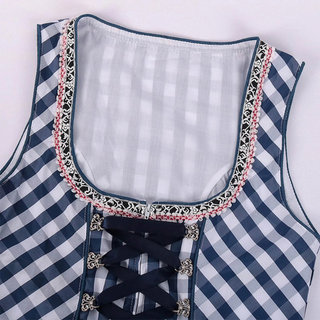 Damen Oktoberfest Dirndl Kleid Kariert | 2025