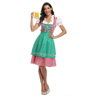 Damen Oktoberfest Dirndl Kleid Mit Herz-Ausschnitt | 2025
