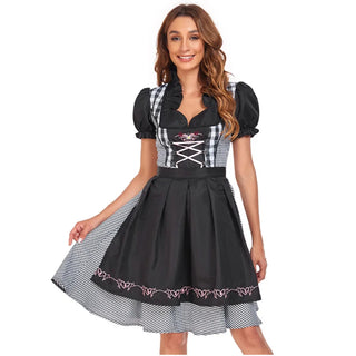 Damen Oktoberfest Dirndl Kleid Mit Herz-Ausschnitt | 2025