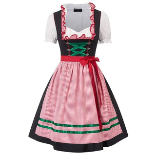 Damen Oktoberfest Dirndl Kleid Mit Miederschnürung | 2025