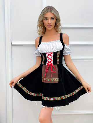 Damen Oktoberfest Dirndl Kleid Mit Stickerei | 2025