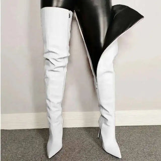 Damen Overknee Stiefel Mit Spitzem Absatz | Winter