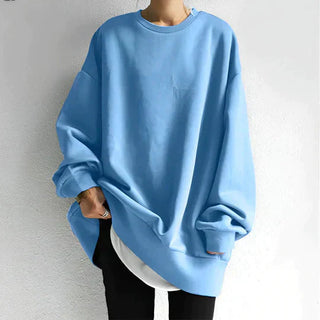 Damen Oversizepullover Mit Weitem Schnitt | Lang