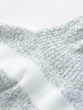 Damen Pullover Mit Gestreiftem Muster | Rollkragen