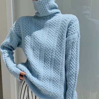 Damen Pullover Mit Grobstrick | Lang