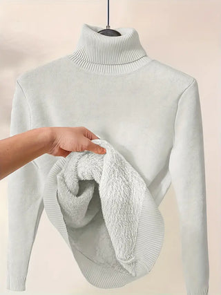 Damen Pullover Mit Rollkragen | Warm