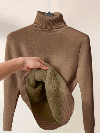 Damen Pullover Mit Rollkragen | Warm
