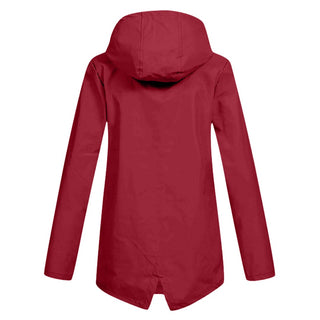 Damen Regenjacke Mit Klappentaschen | Lang