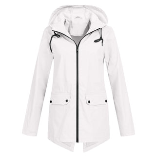Damen Regenjacke Mit Klappentaschen | Lang