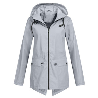 Damen Regenjacke Mit Klappentaschen | Lang