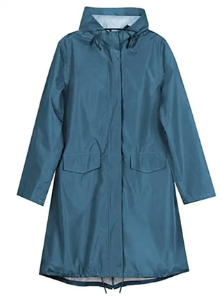 Damen Regenjacke Mit Taschen | Lang
