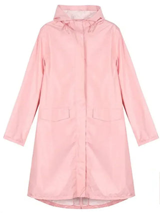 Damen Regenjacke Mit Taschen | Lang