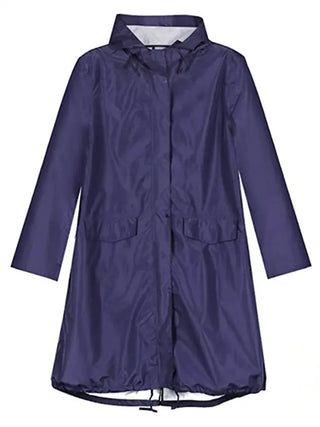 Damen Regenjacke Mit Taschen | Lang