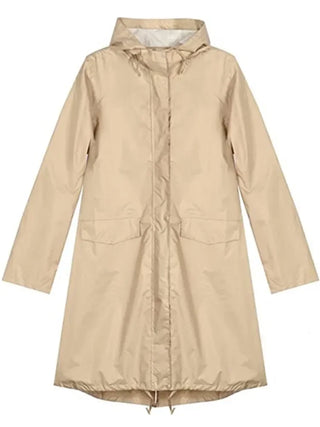 Damen Regenjacke Mit Taschen | Lang