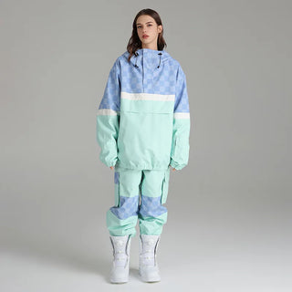 Damen Skianzug Mit Karo-Details | Modern