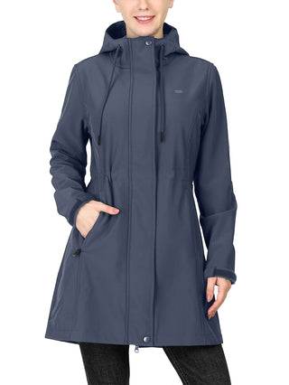 Damen Softshelljacke Lang Geschnitten | Übergangs