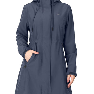 Damen Softshelljacke Lang Geschnitten | Übergangs