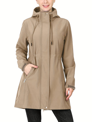 Damen Softshelljacke Lang Geschnitten | Übergangs