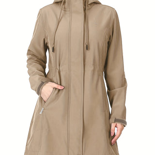 Damen Softshelljacke Lang Geschnitten | Übergangs