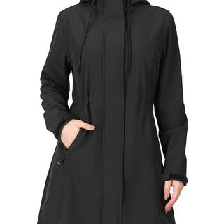 Damen Softshelljacke Lang Geschnitten | Übergangs