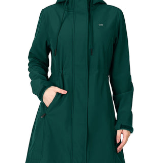 Damen Softshelljacke Lang Geschnitten | Übergangs