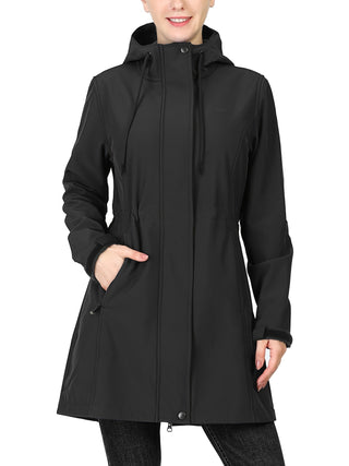 Damen Softshelljacke Lang Geschnitten | Übergangs