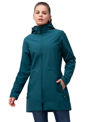 Damen Softshelljacke Lang Geschnitten | Winter