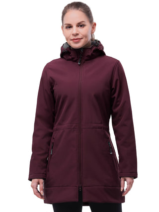 Damen Softshelljacke Lang Geschnitten | Winter