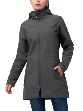 Damen Softshelljacke Lang Geschnitten | Winter