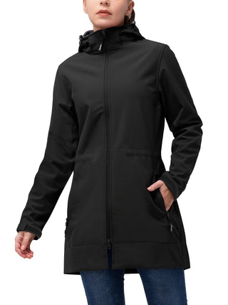 Damen Softshelljacke Lang Geschnitten | Winter