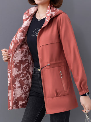 Damen Softshelljacke Mit Camouflagefutter | Übergangs