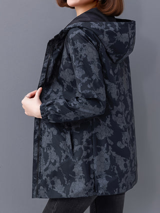 Damen Softshelljacke Mit Camouflagefutter | Übergangs