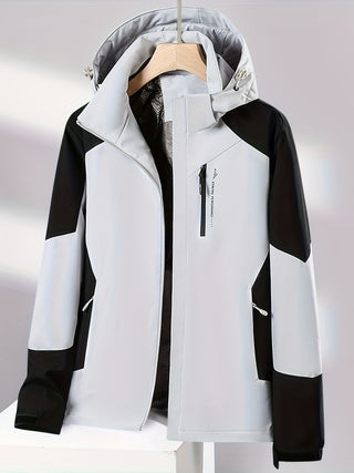 Damen Softshelljacke Mit Kontrastdesign | Ski