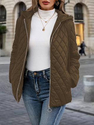 Damen Steppjacke Mit Rautensteppung | Übergangs