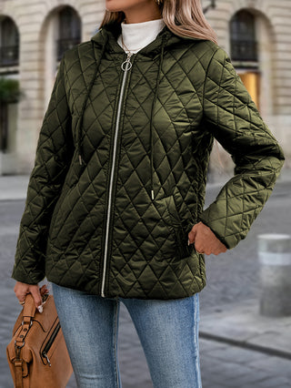 Damen Steppjacke Mit Rautensteppung | Übergangs